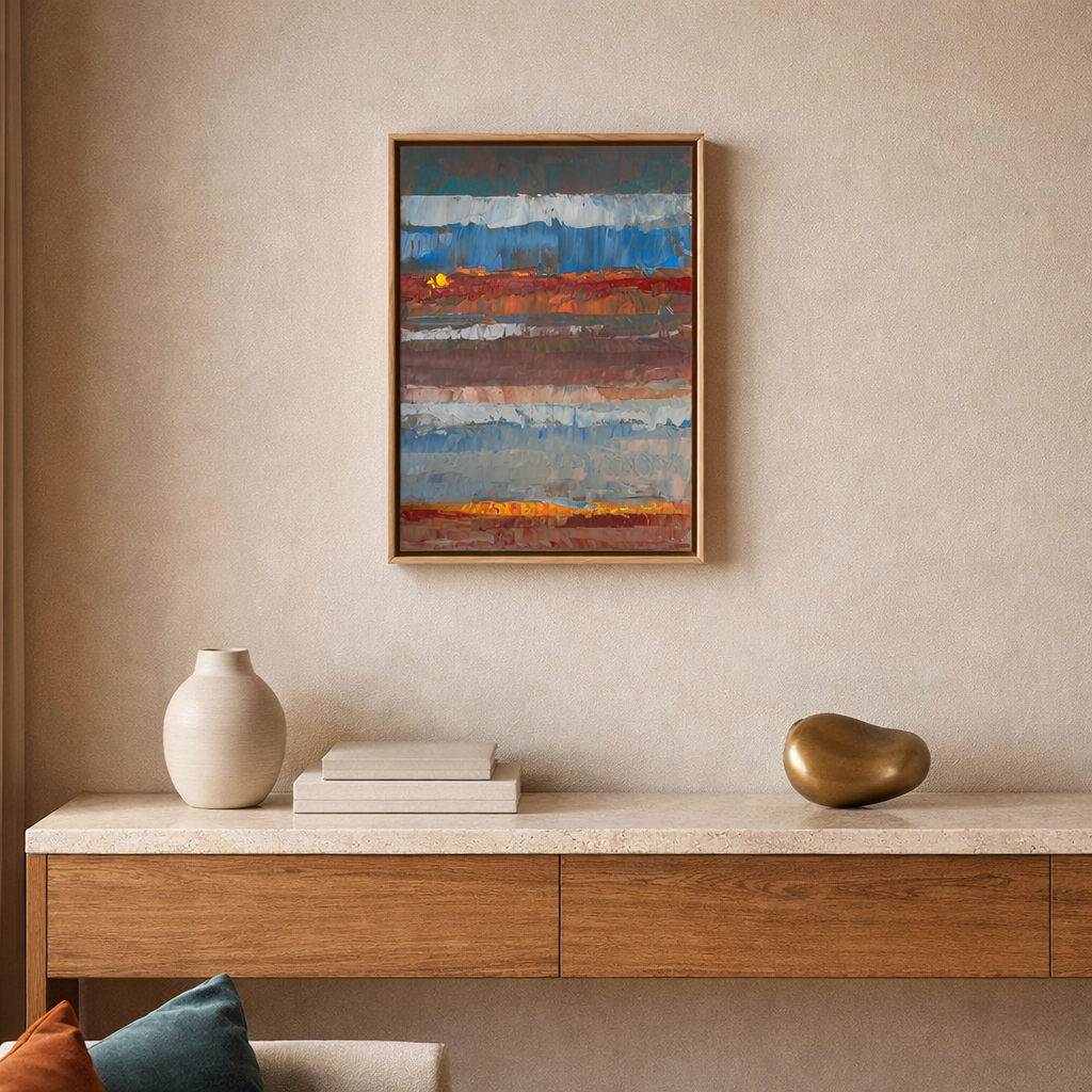 Pure Yellow Sun | 30x40 cm