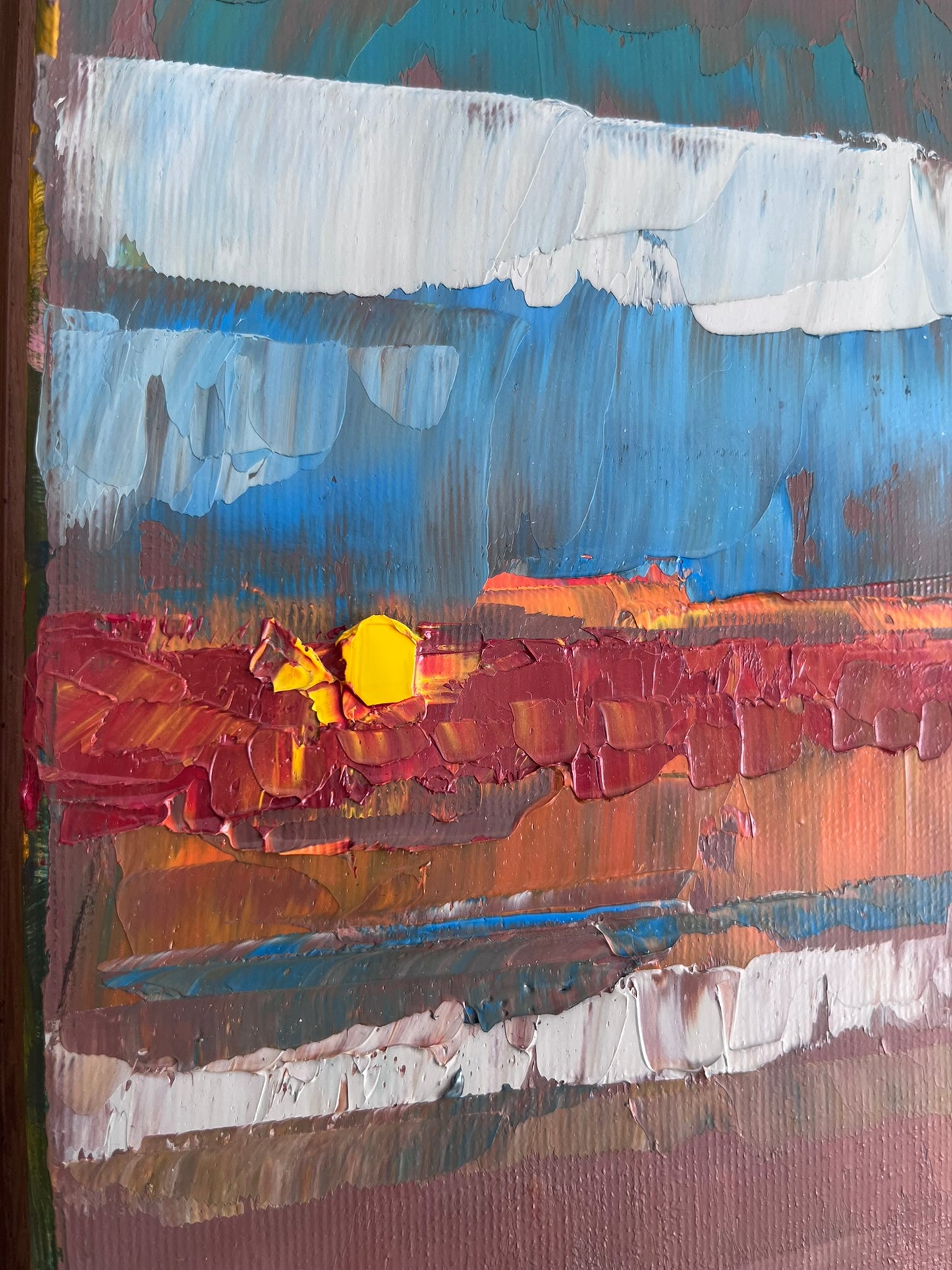 Pure Yellow Sun | 30x40 cm