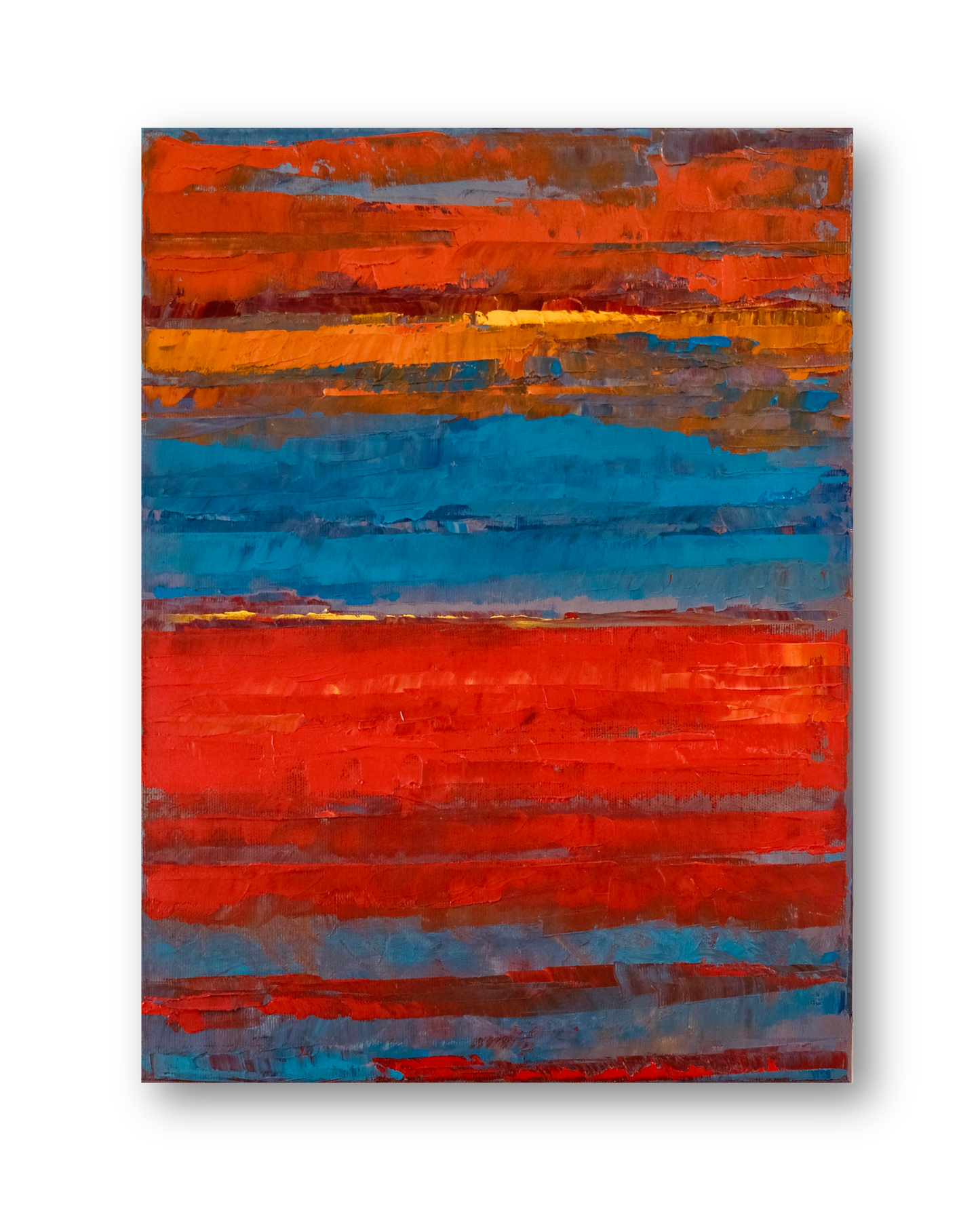 Red Fields| 30x40 cm